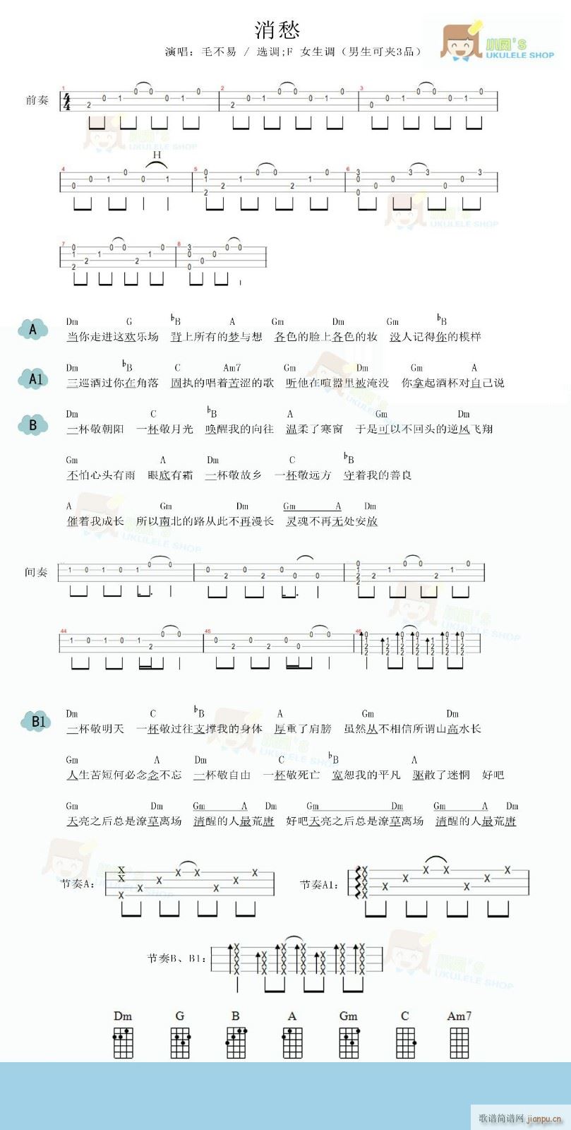 �����ȿ������V F�{��ǰ�� ukulele�����V(ʮ�ּ�����)1