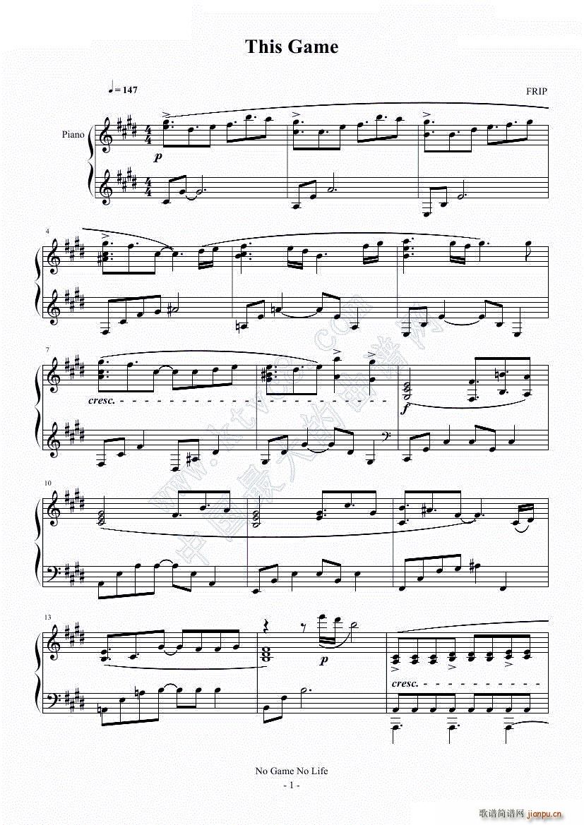 No Game No Life OP������(����V)1