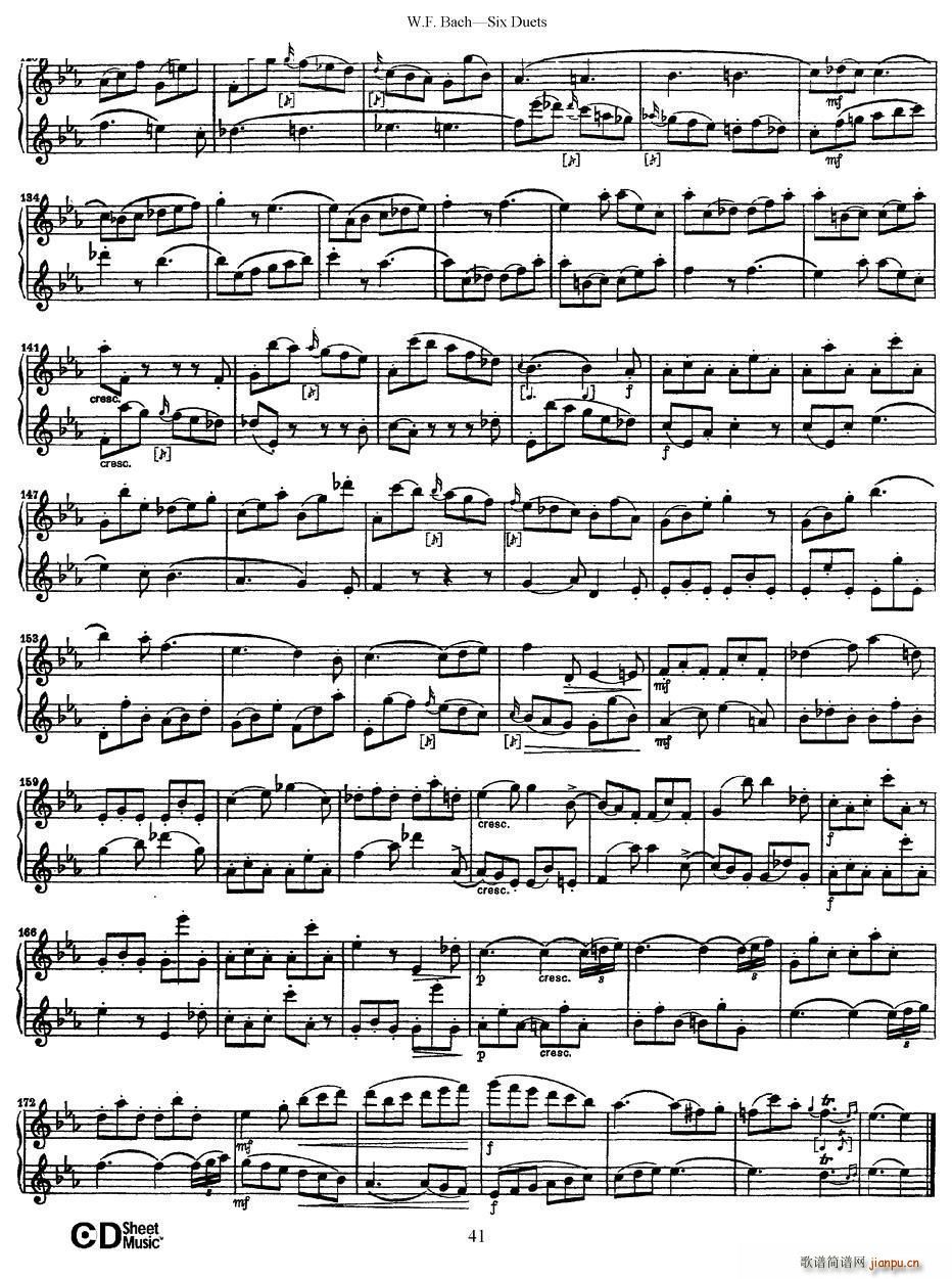 Six Duets 6�׶����� 5(���V)12