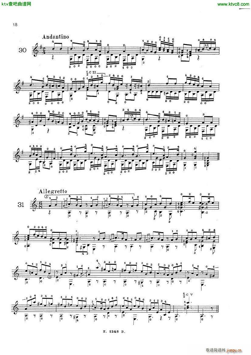 Mauro Giuliani Le Papillon op 50(����V)16