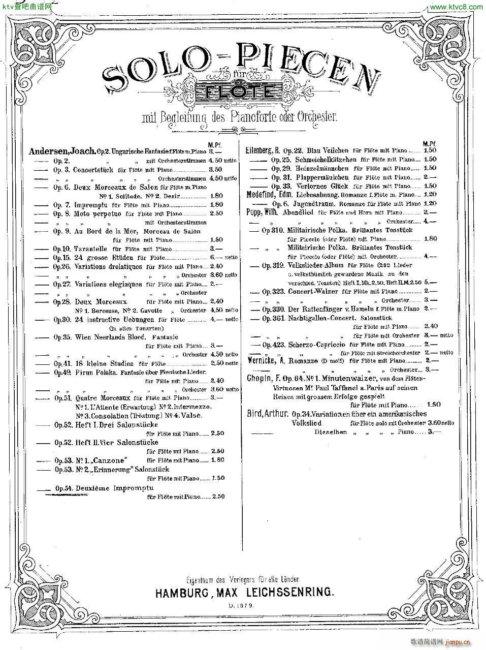 Andersen op 54 Deuxieme Impromptu fl pno(����V)1