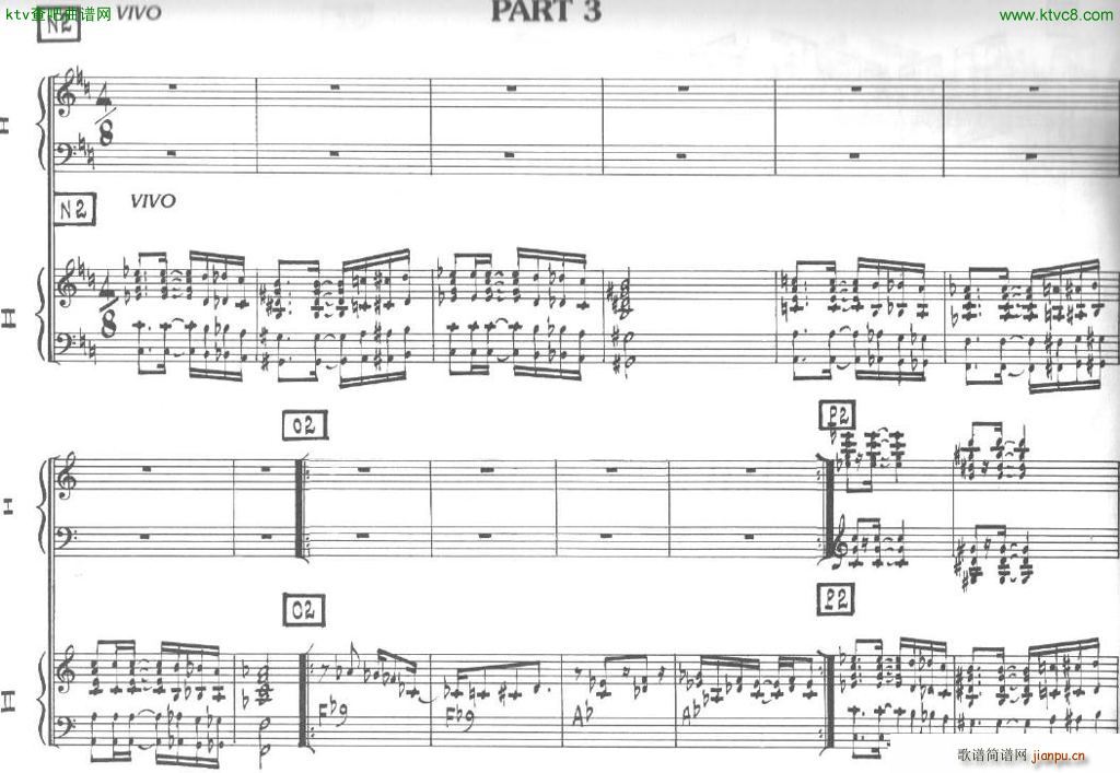 Bolling Sonata for Two Pianist no 2 Part3(����V)1