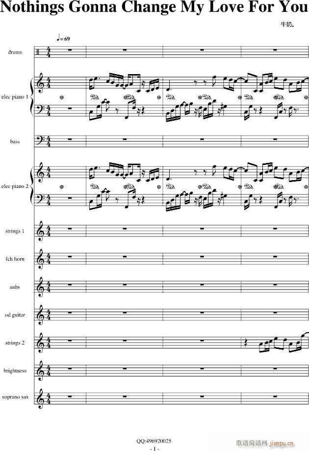 nothing gonna change my love for you(����V)1