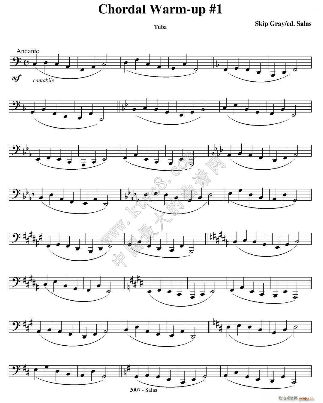 Chordal Warm up Tuba ��̖�����̲��x��(ʮ�ּ�����)1