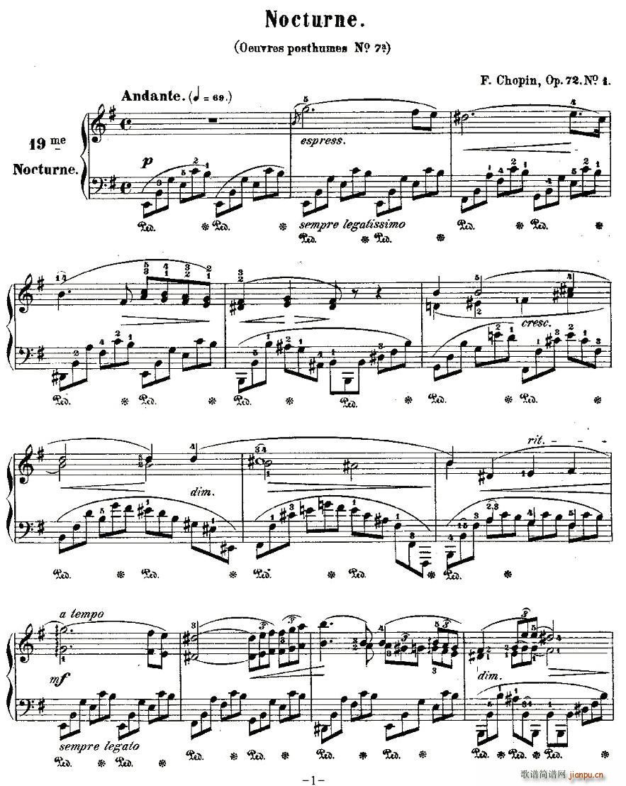 EС�{ҹ��Op.72��1(ʮ�ּ�����)1