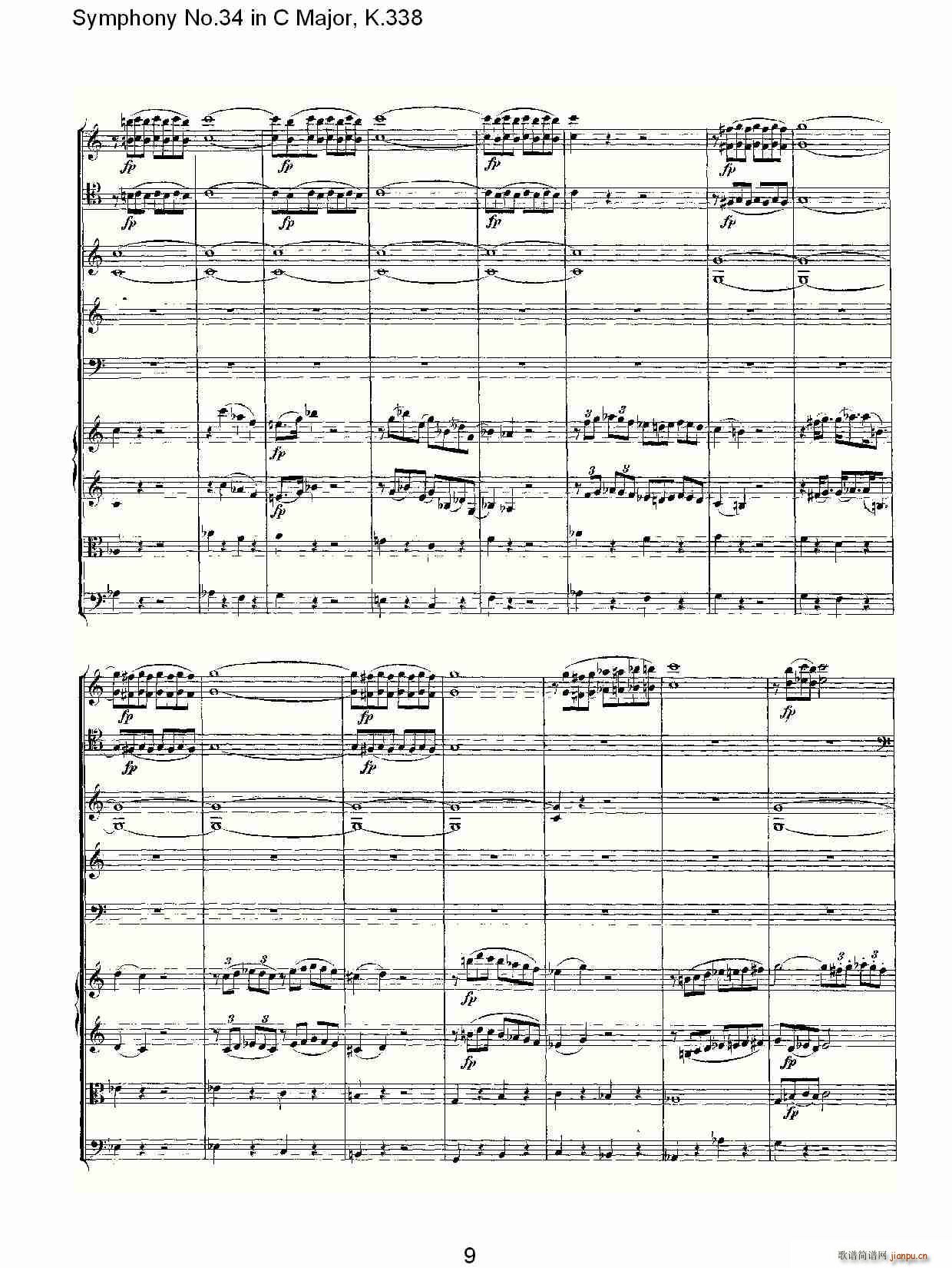 Symphony No.34 in C Major, K.338(ʮ�ּ�����)9