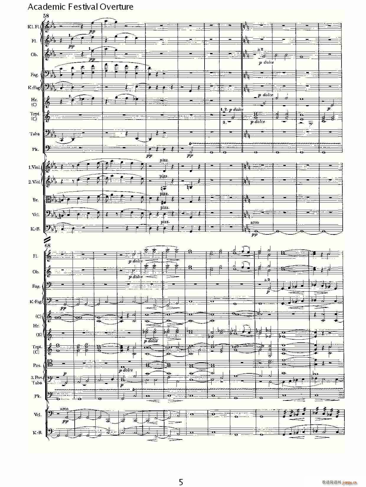 Academic Festival Overture(ʮ�ּ�����)5