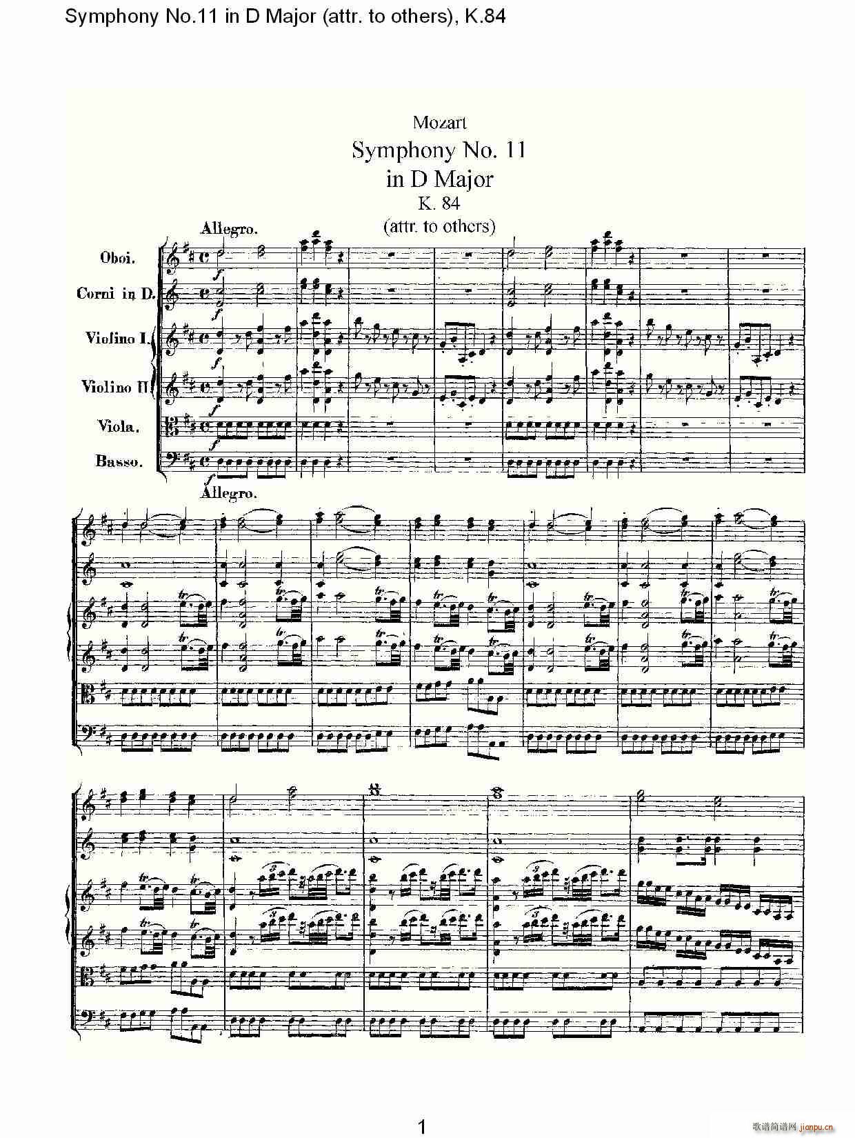 Symphony No.11 in D Major(ʮ�ּ�����)1