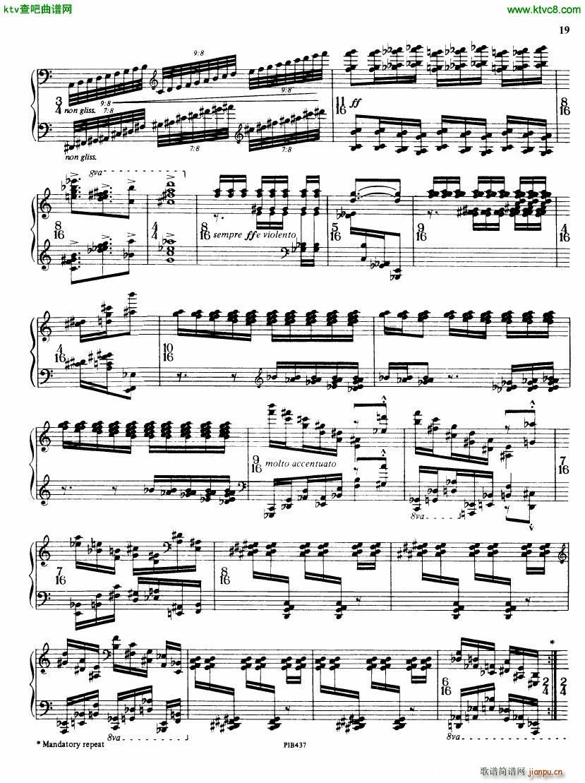 Ginastera op 53 Sonata No 2(����V)19