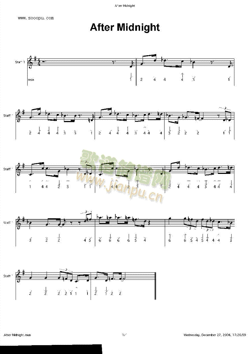 AfterMidnight�����V(������(l�� )�V)1