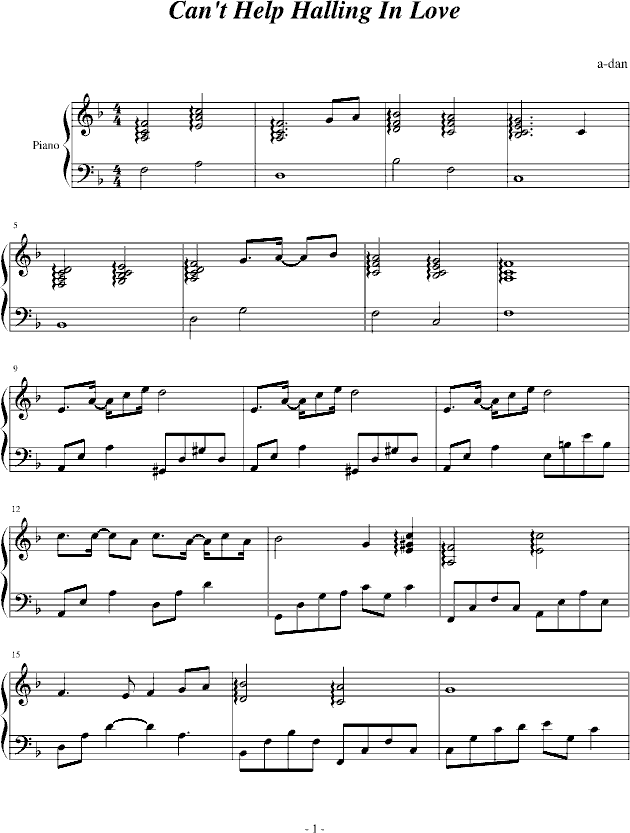 CantHelpHallingInLove(����V)1