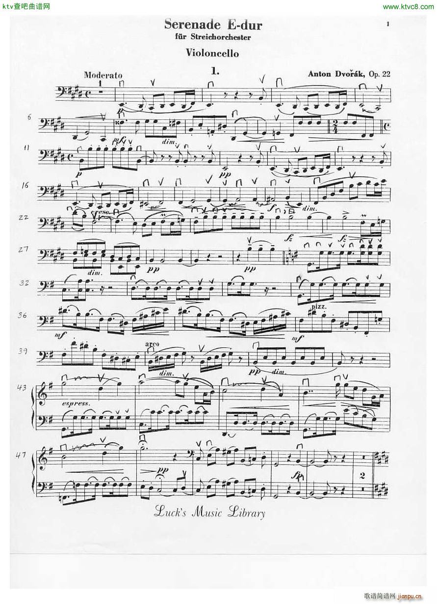 Dvorak Serenade in e Dur O 22 1st Mov(����V)7