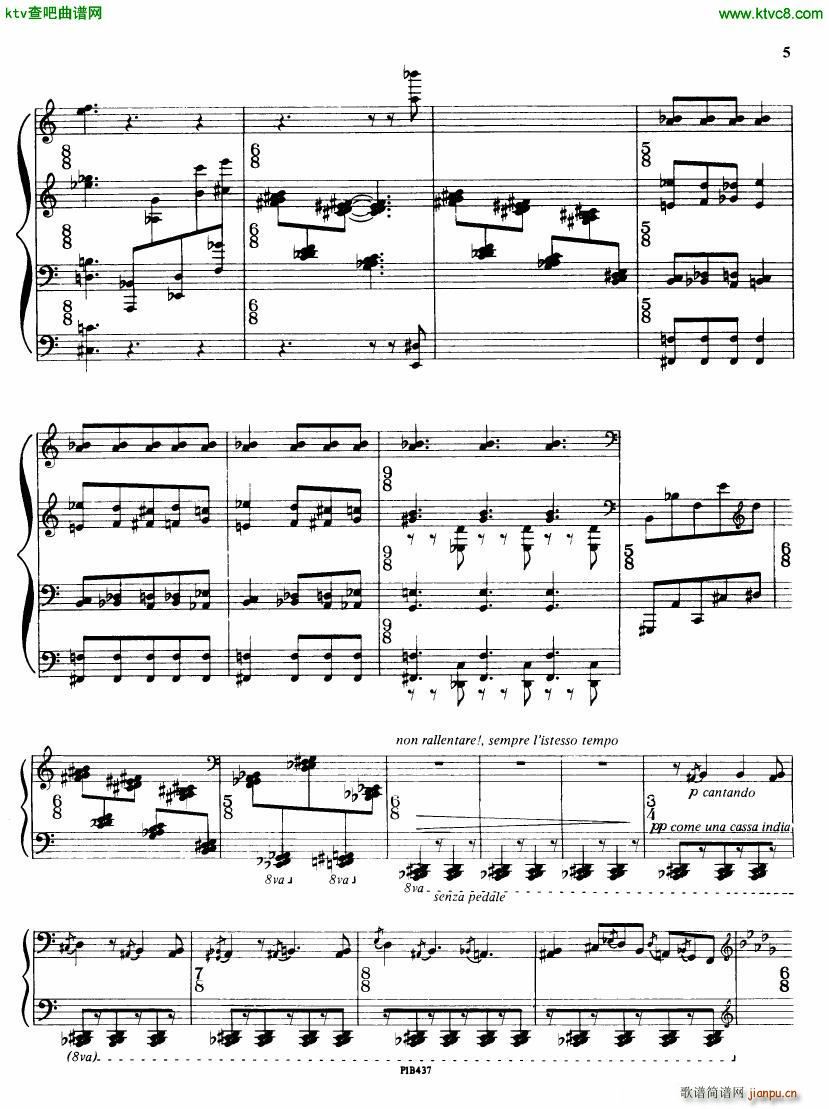 Ginastera op 53 Sonata No 2(����V)5