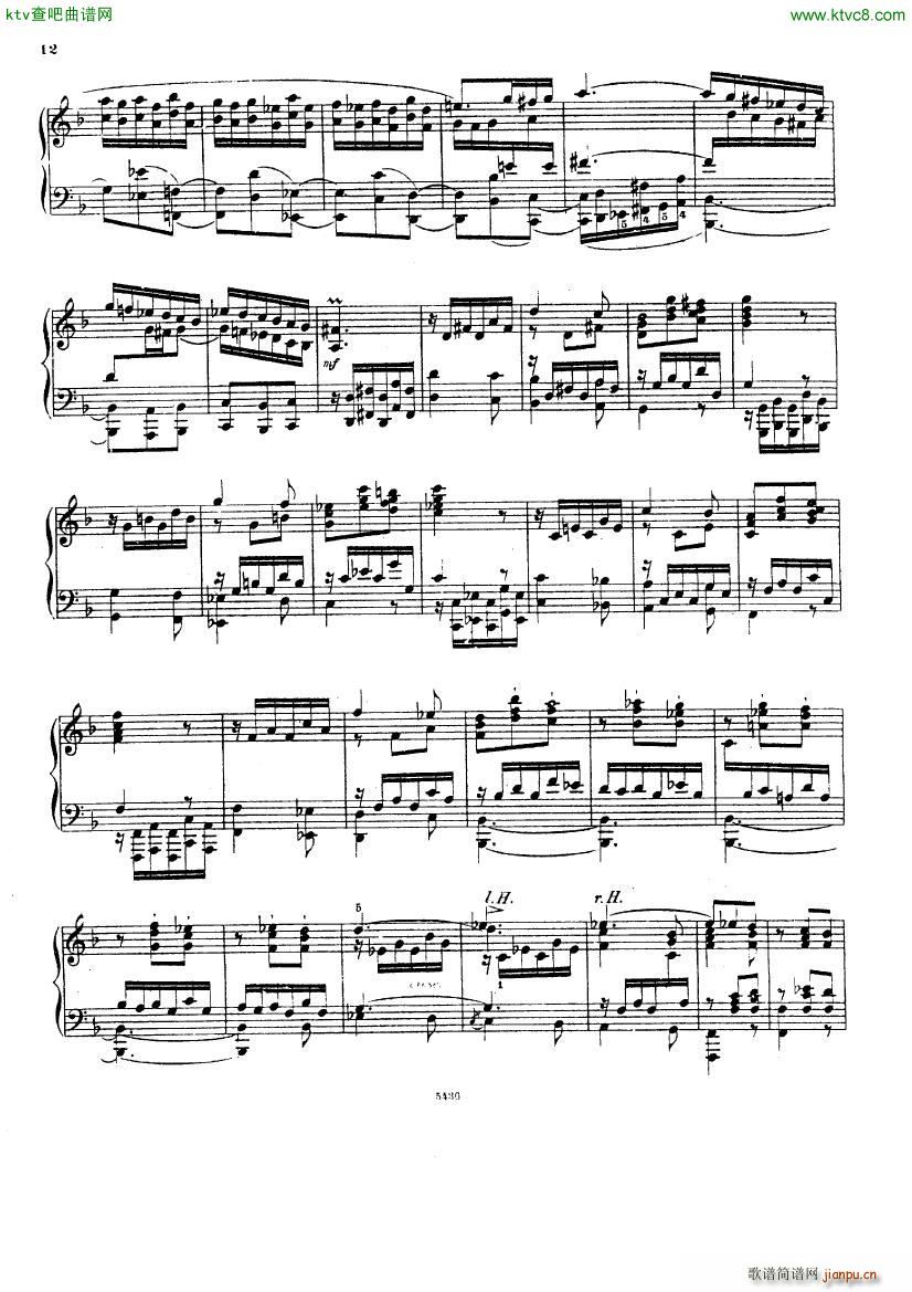 Bach D Albert Prelude Toccata and fugue in f major(����V)5