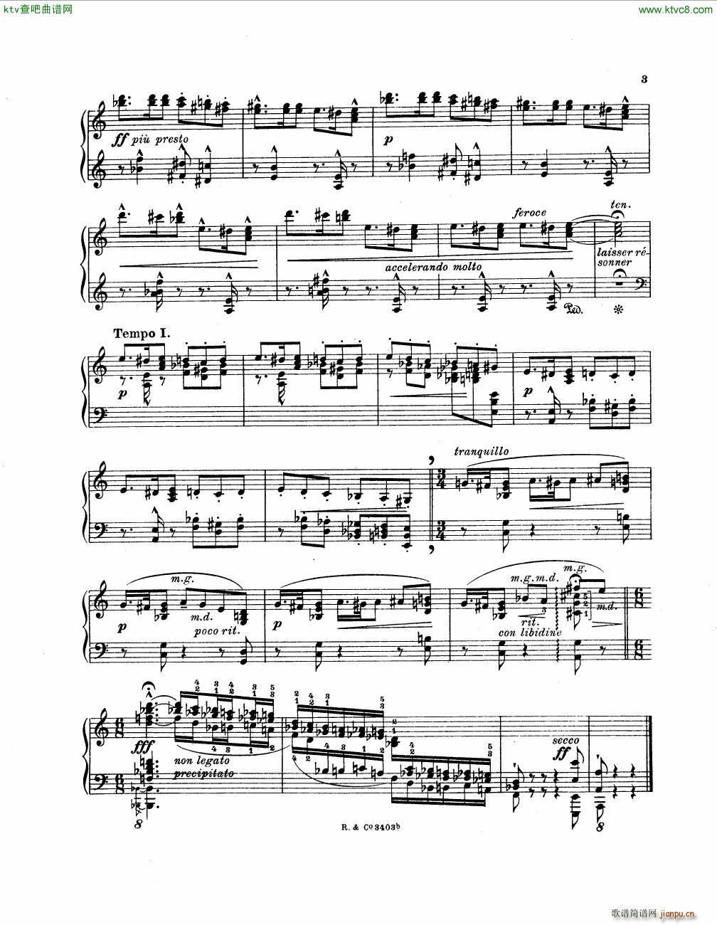 Blanchet Op 15 no 4 Scherzo(����V)5