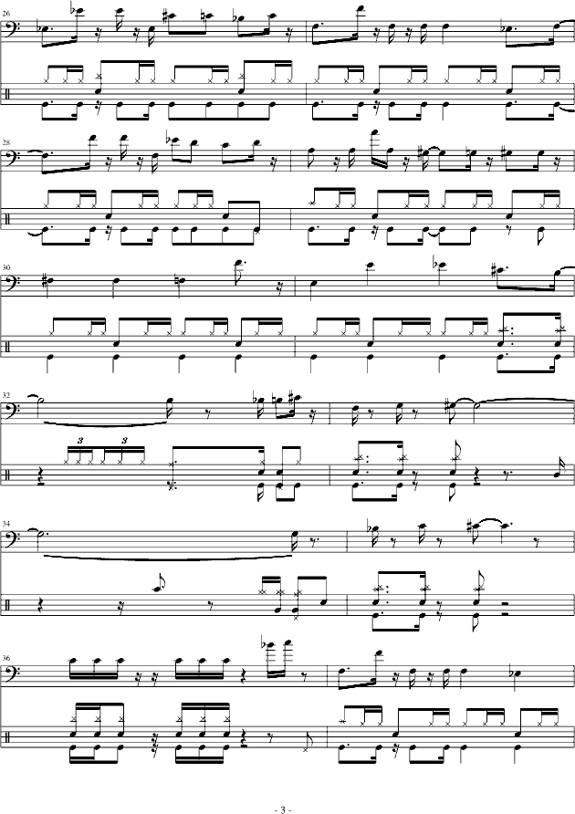 BASS  &   Drums   solo(����V)3