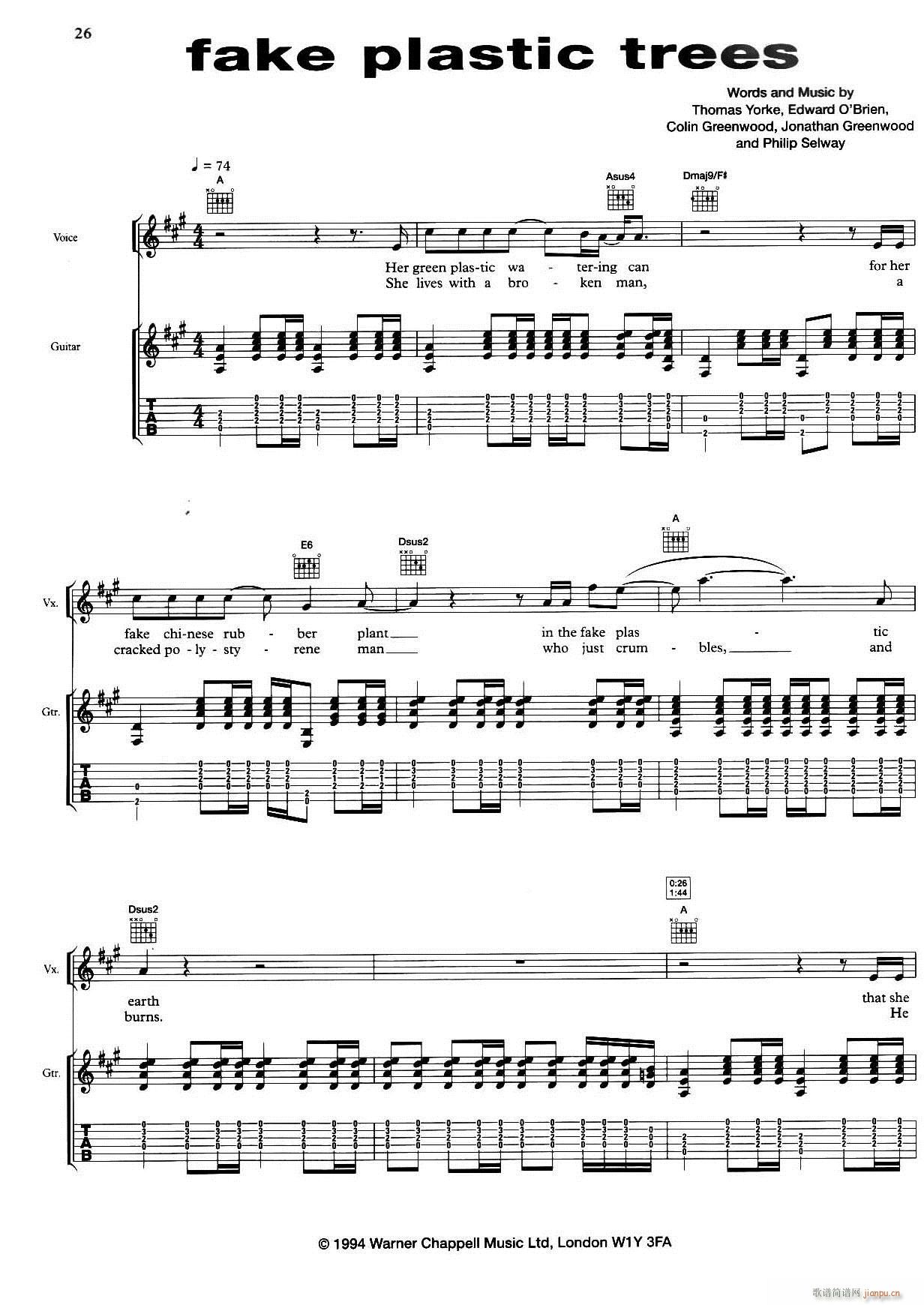 Fake Plastic Trees(���V)1