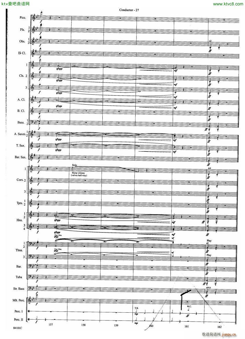 Anderson Sleigh Ride full score(����V)28