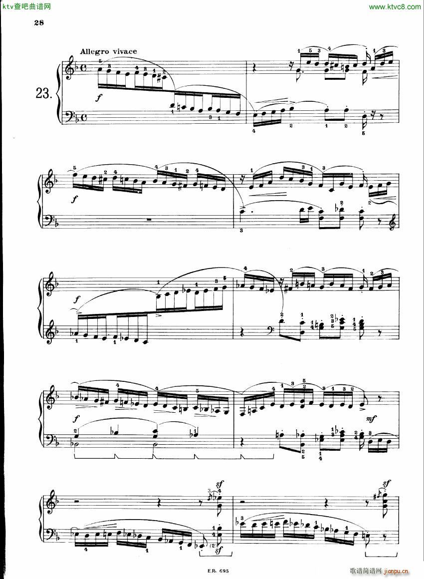 Busoni op37 Twenty Four Preludes ��(����V)20
