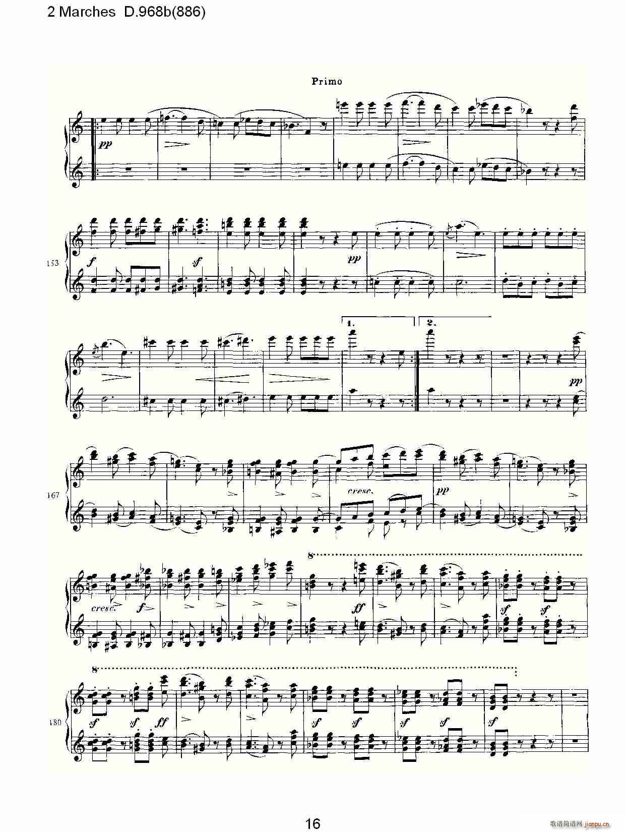 2 Marches D.968b(ʮ�ּ�����)16