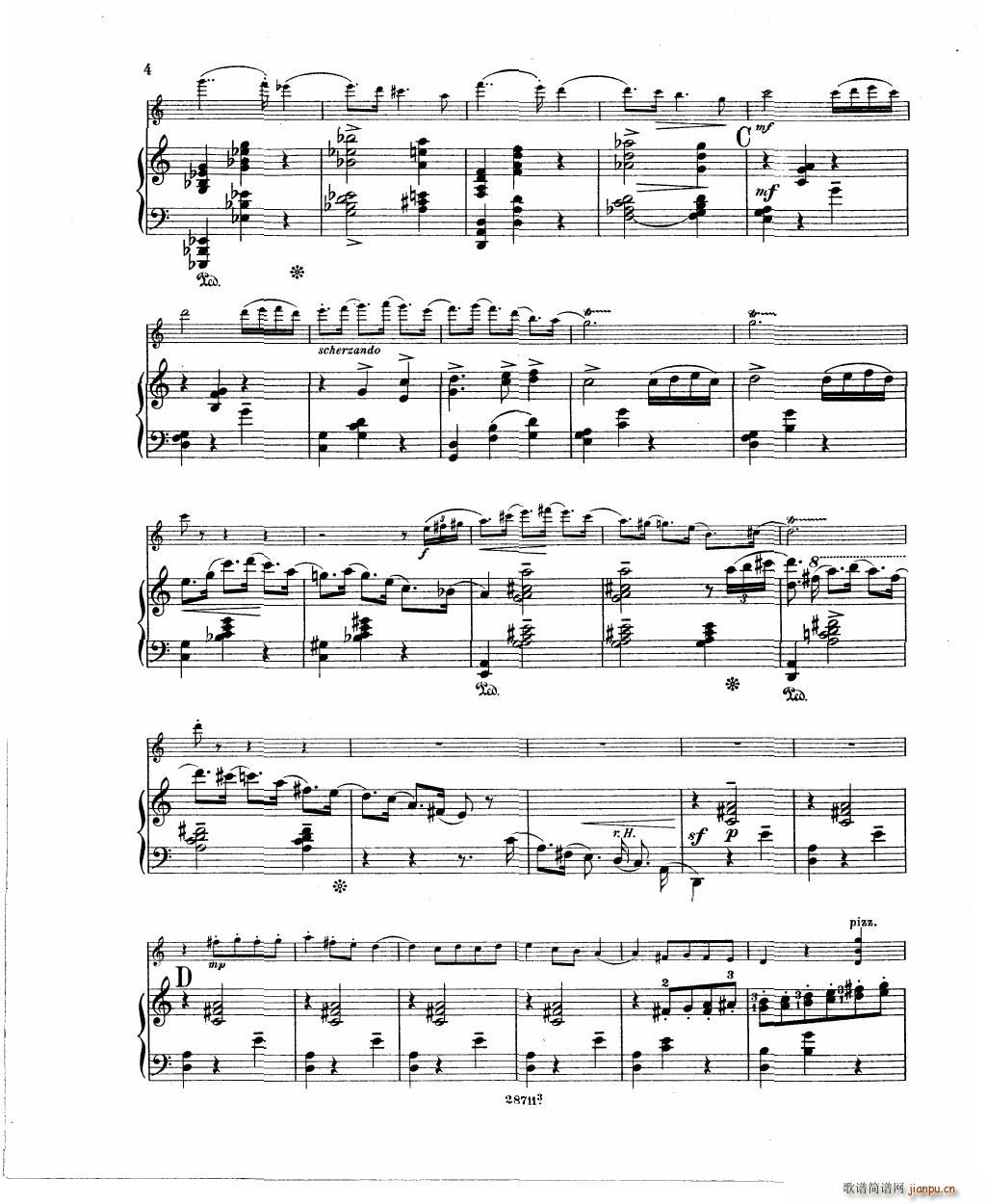 Bowen Humoresque for violin and piano(����V)6