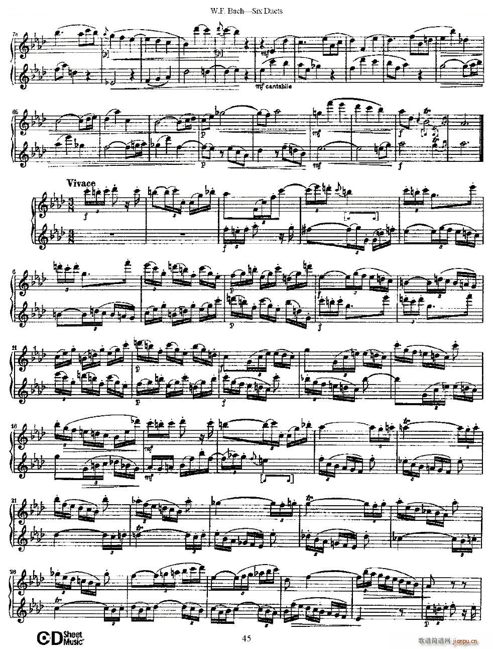 Six Duets ֮�� ���׶����ྚ���� �~��(���V)1