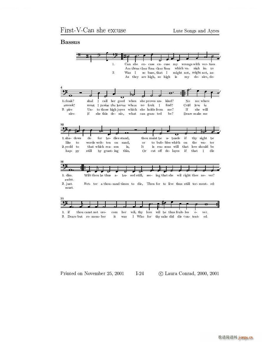 Dowland Lute Music һ Lute Music һ(ʮ�ּ�����)30