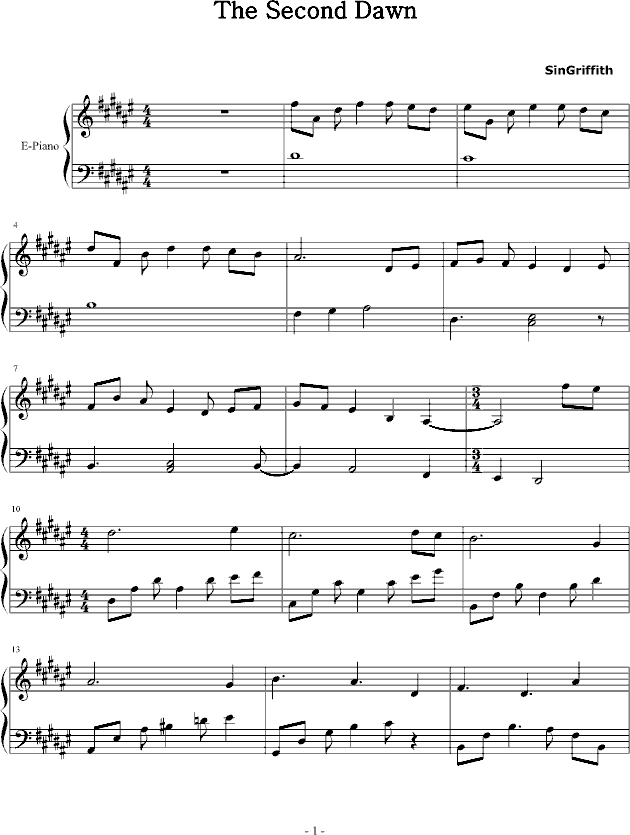 The Second Dawn(����V)1