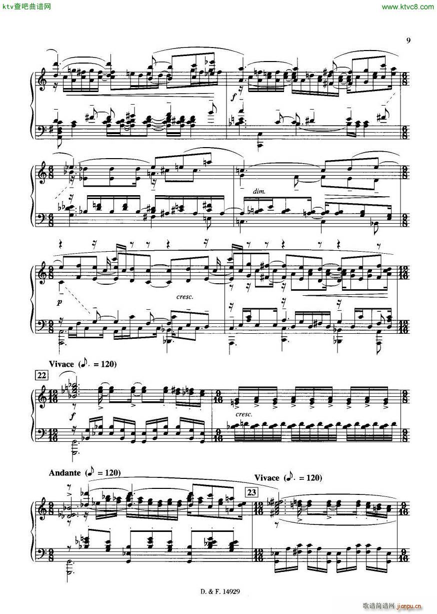 Durufl�� Op 6 Trois Danses(����V)8