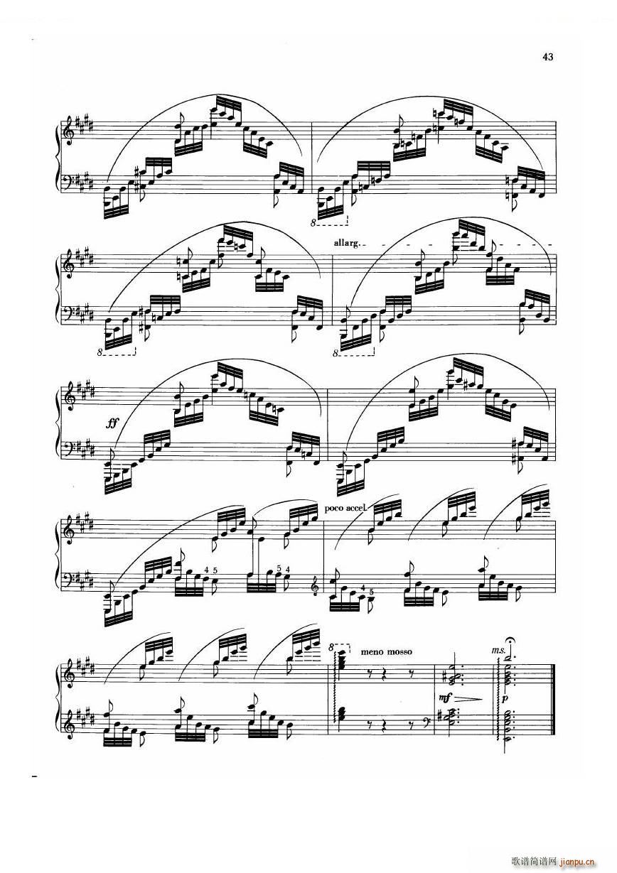 Dohnanyi Etude Op 28 5 5(ʮ�ּ�����)9