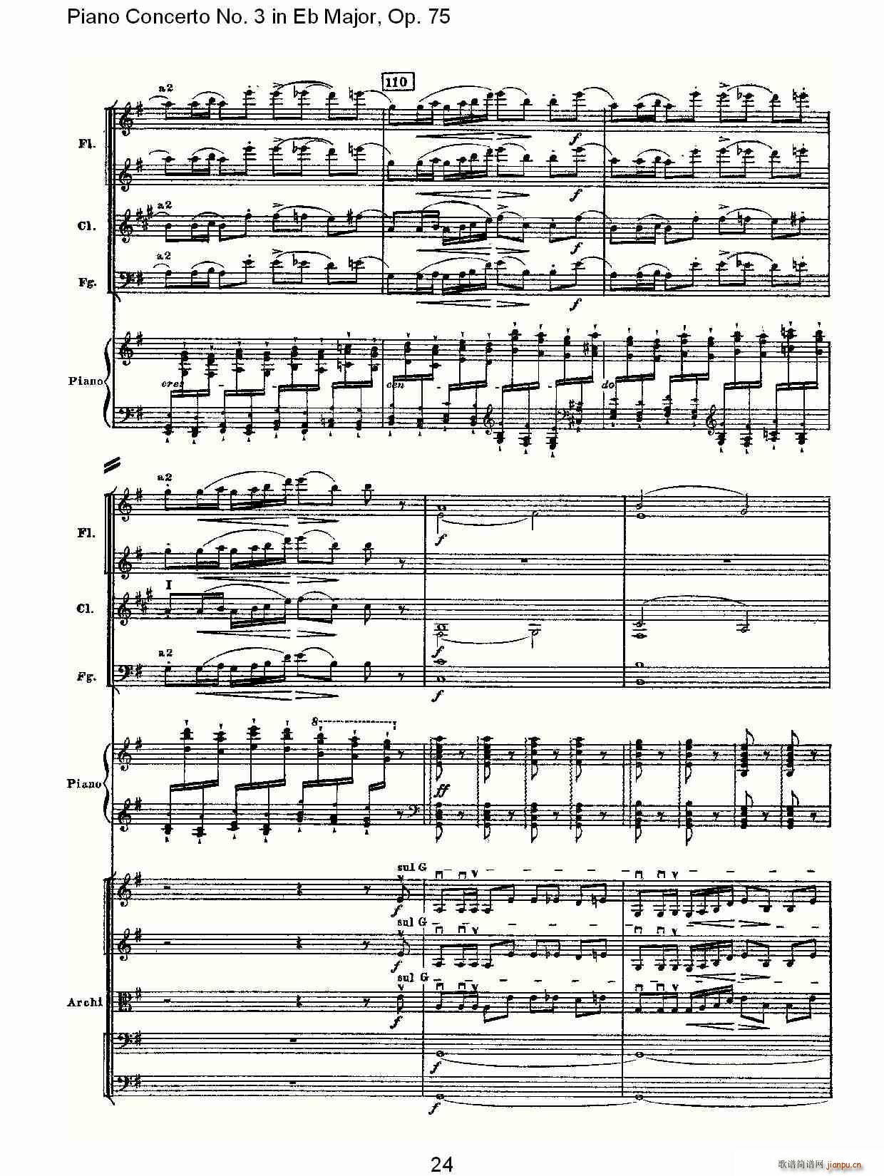 Piano Concerto No.3 in Eb Major,Op.75(����V)24