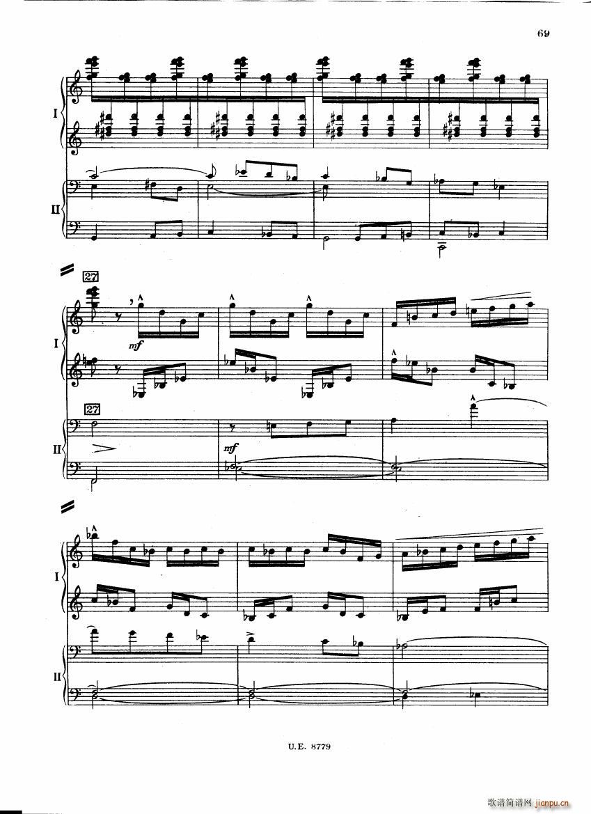 Bartok SZ 83 Piano Concerto 1 2p reduct ��(����V)26