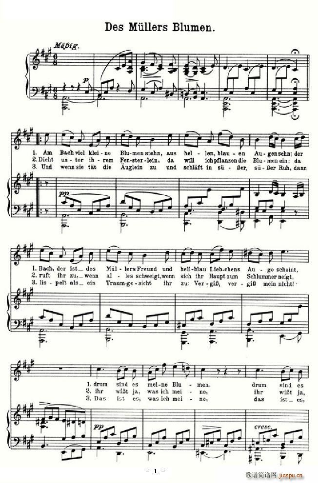 Des Mullers blumen(ʮ�ּ�����)1