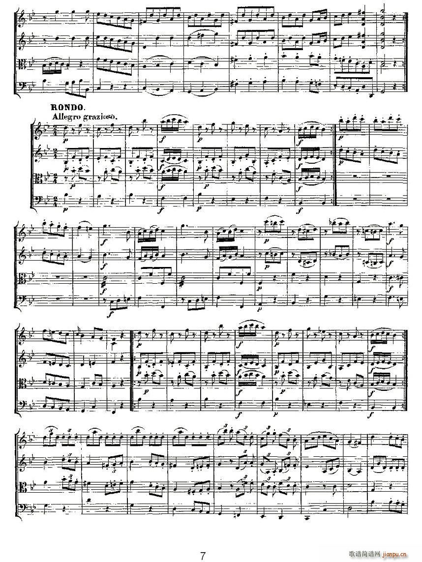 Quartet No 6 in Bb Major K 159 ��B���{�����Ҙ�(l�� )������(���V)1