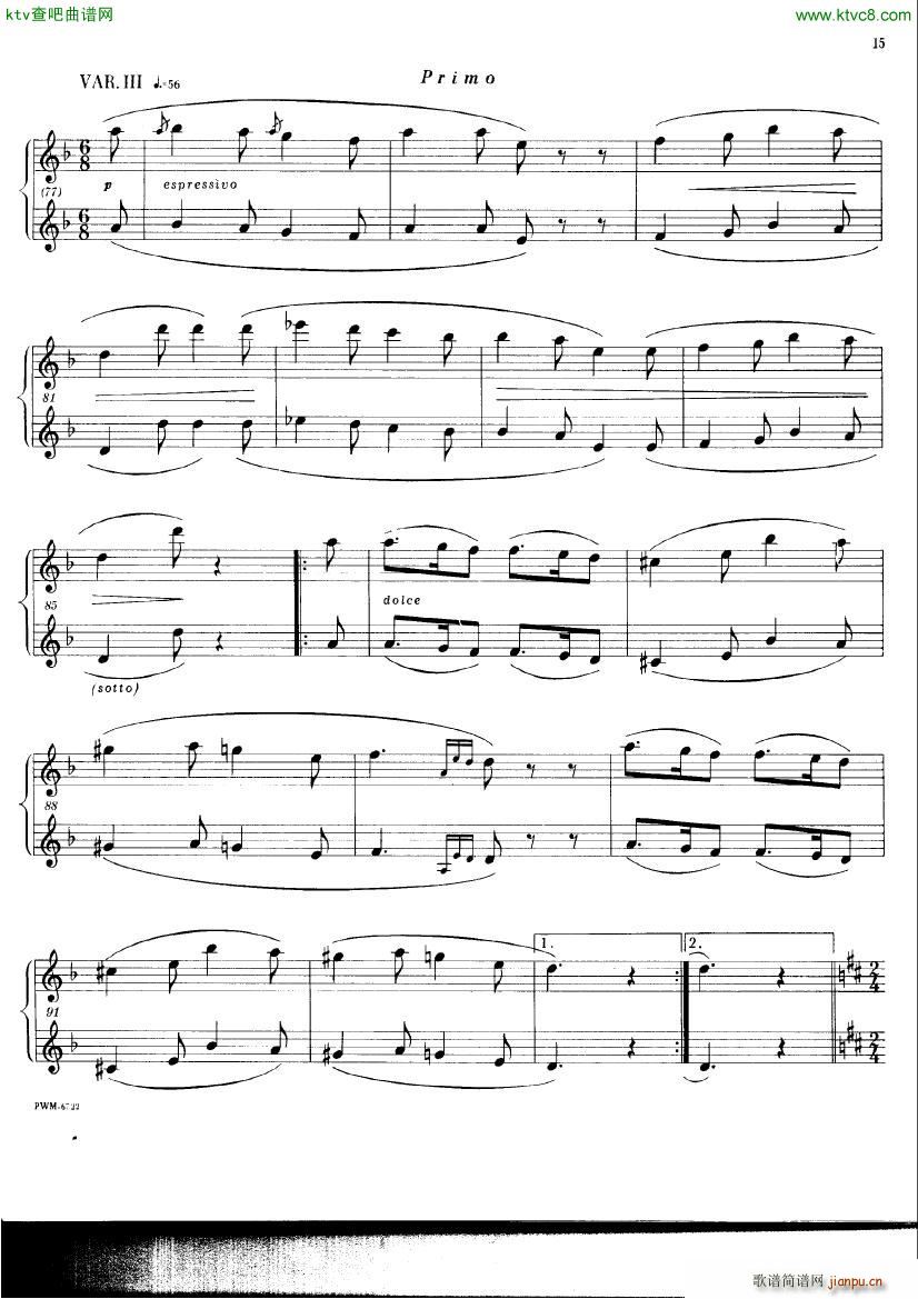 Chopin ekier variations in D(����V)13