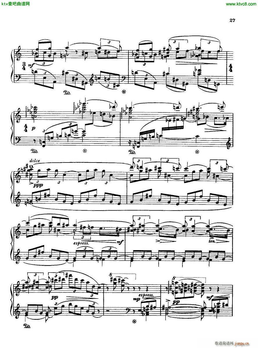 Bridge H160 Piano Sonata 1923 4(����V)27