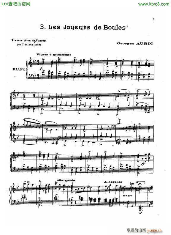 Auric Les Joueurs de Boules(����V)1