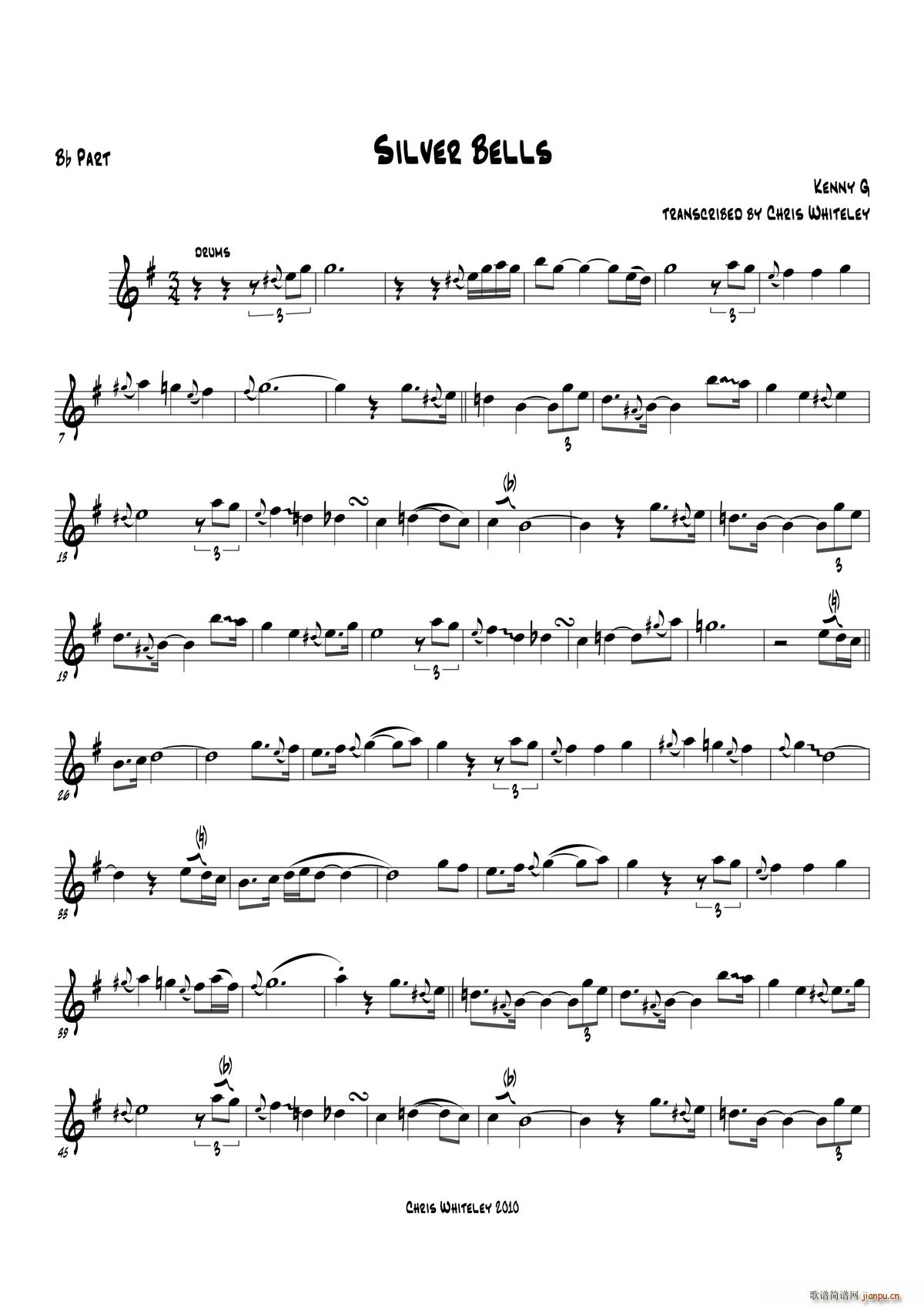Silver Bells Bb Part(ʮ�ּ�����)1