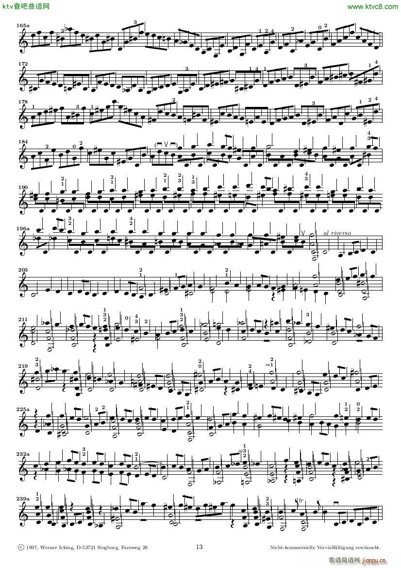 Bach JS BWV 1005 Sonata for Solo Violin in C(����V)13