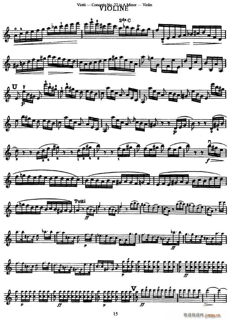 Concerto No.22 in A Minor(С�����V)7