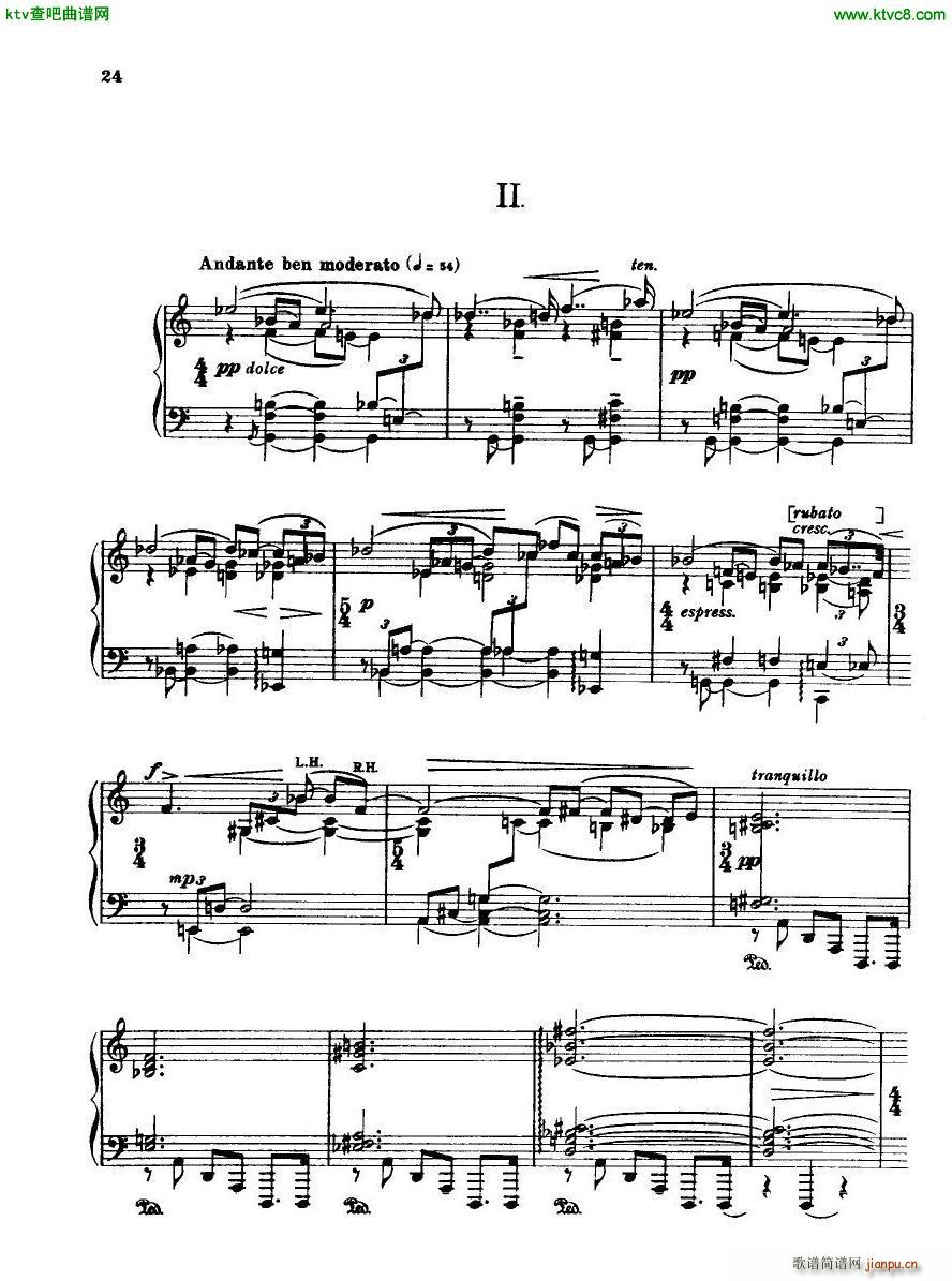 Bridge H160 Piano Sonata 1923 4(����V)24