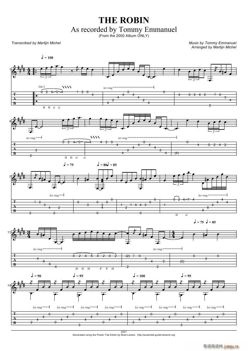 tommy emmanuel the robin ָ������(�����V)1