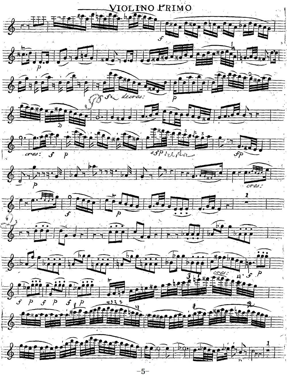 Mozart Quartet No 14 in G Major K 387 Violin 1(ʮ�ּ�����)5