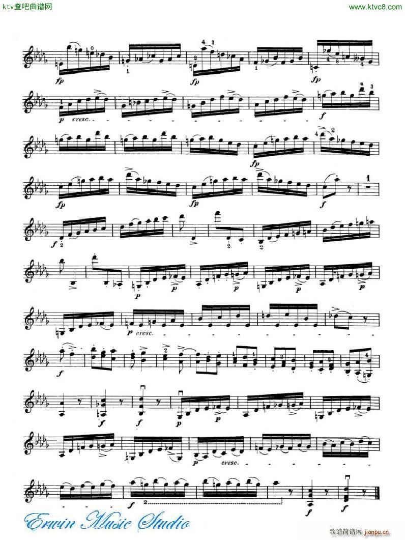 �_�� 24�׾�����Pierre Rode 24 Studi Per violino 09 16(ʮ�ּ�����)14