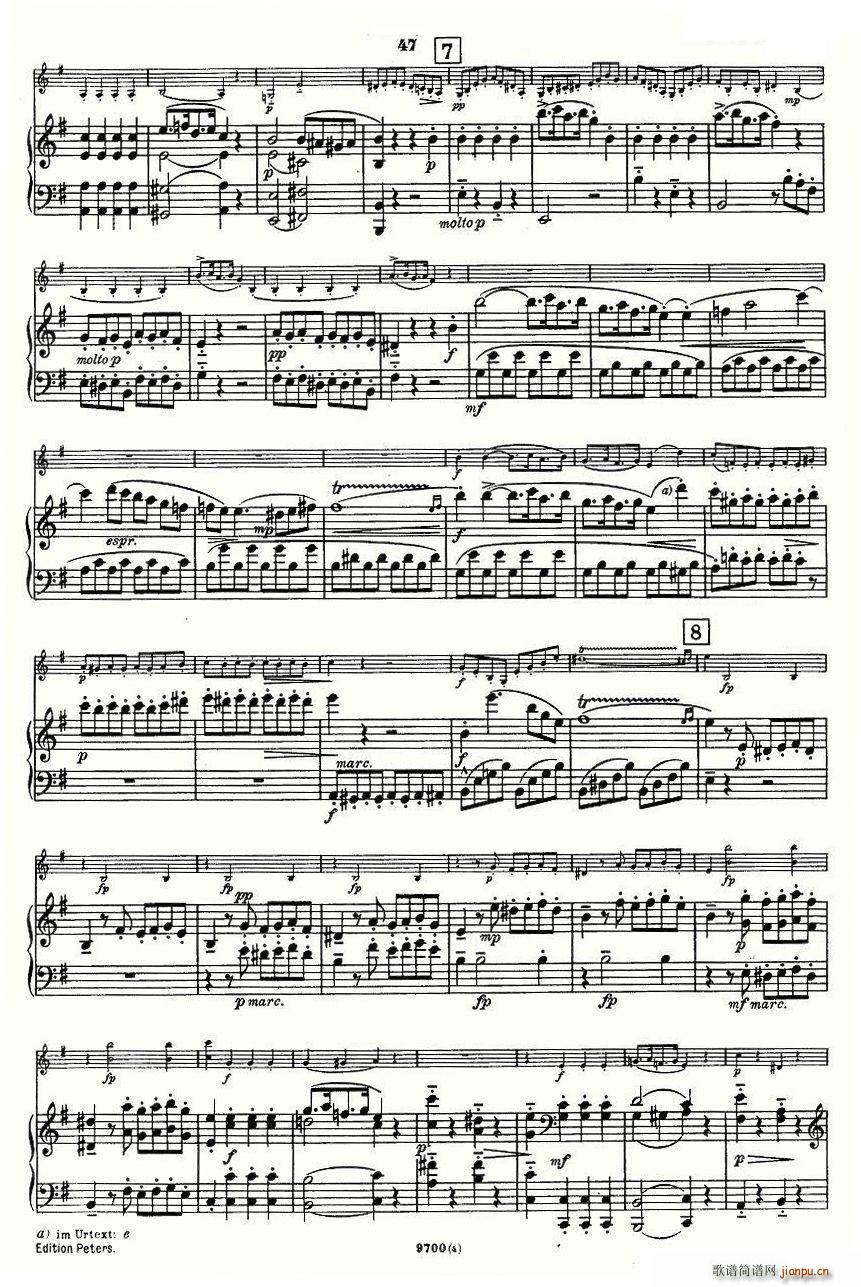 Mozart Violin Sonata No 4 KV 304 ����С�������Q��(С�����V)6