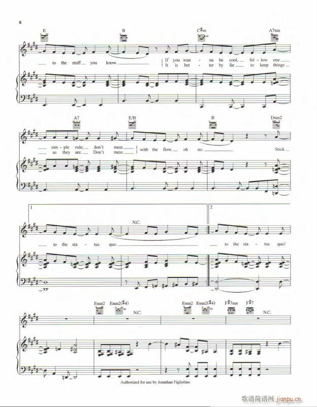 stick to the status quo(����V)6