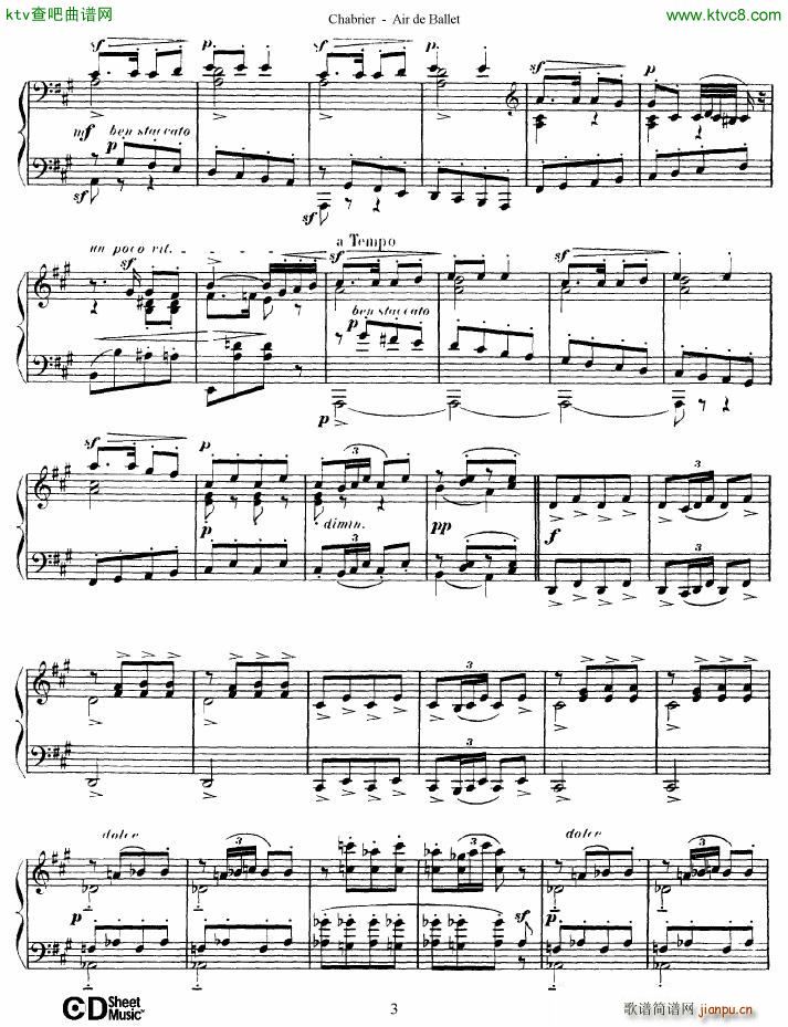 Chabrier Air de Ballet(����V)3