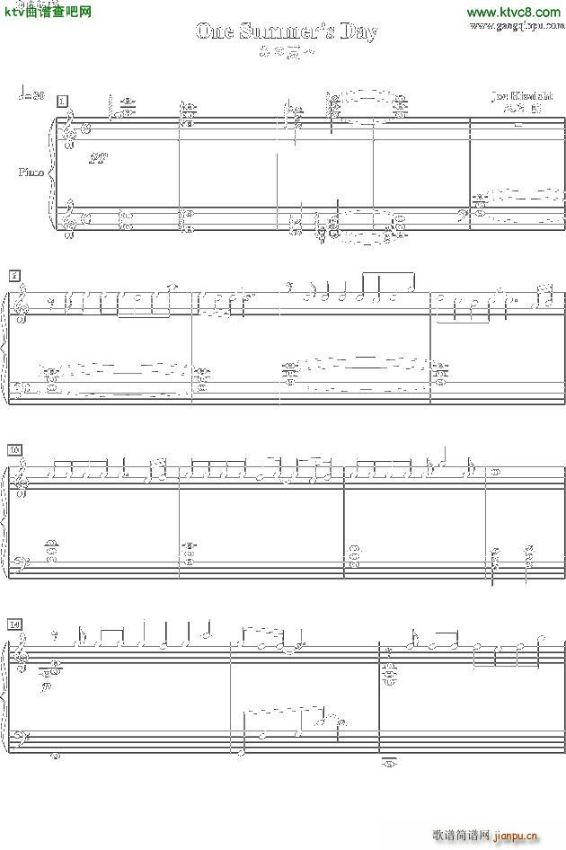 One Summer s Day Original Version in Concert C�{(����V)1