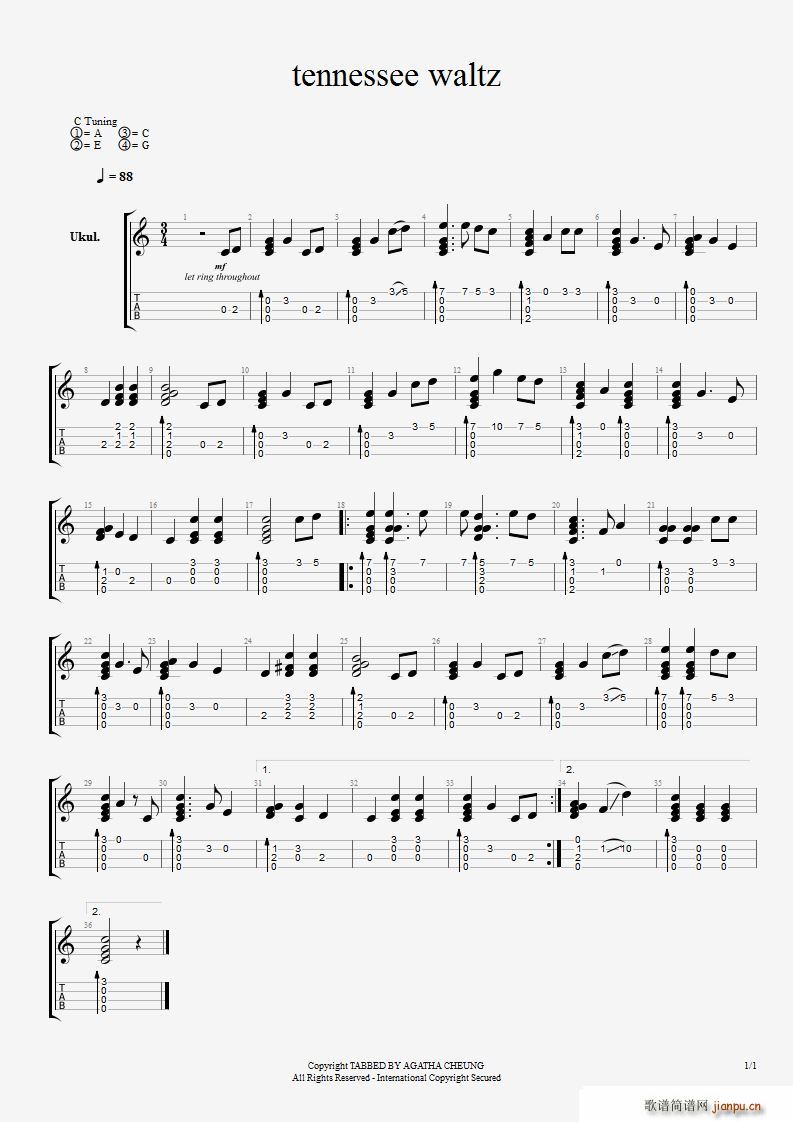 TENNESSEE WALTZ ��{�����A���� �ȿ�����ָ������(�����V)1