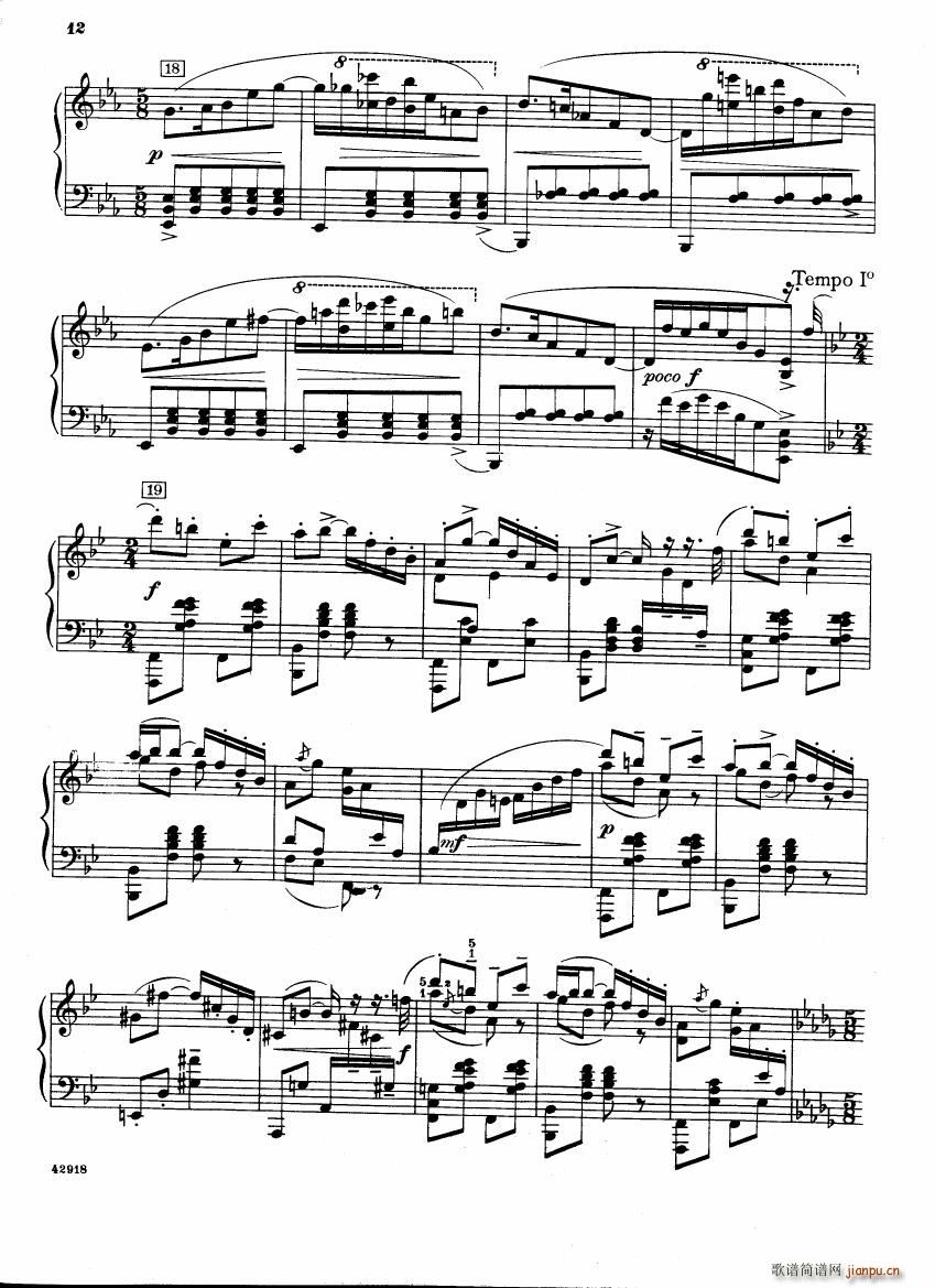 Barber op 28 Souvenirs piano solo(����V)12